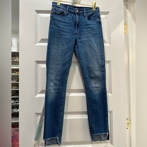 Black Orchid Miranda Off Step High Rise Skinny size 26 $85 originally $216